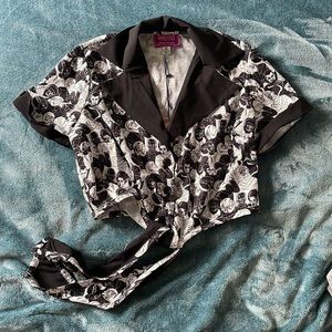 NWT Unique Vintage x Monsters Crop Top